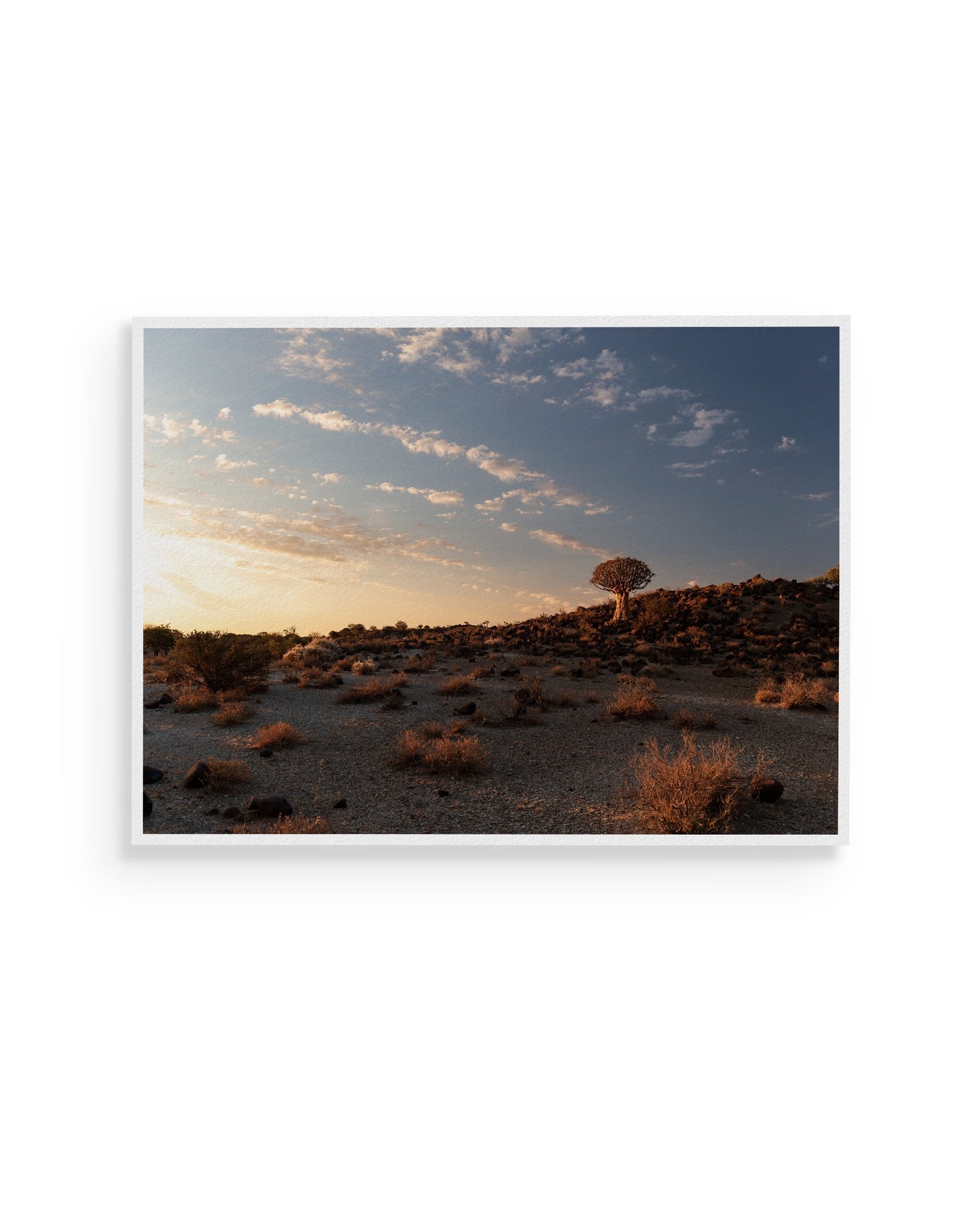 Fine-art print called A quivery sunset from Kaj on the wall