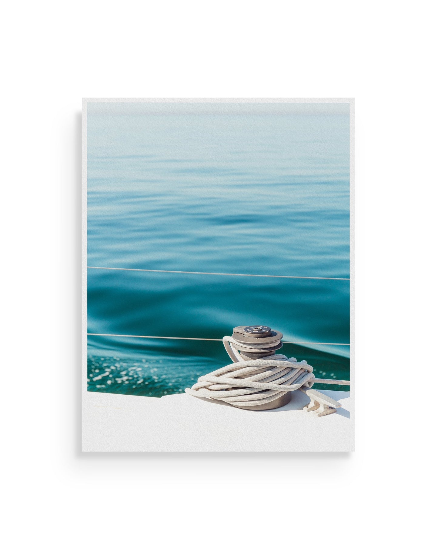 Fine-art print called Calm day at sea from Kaj on the wall