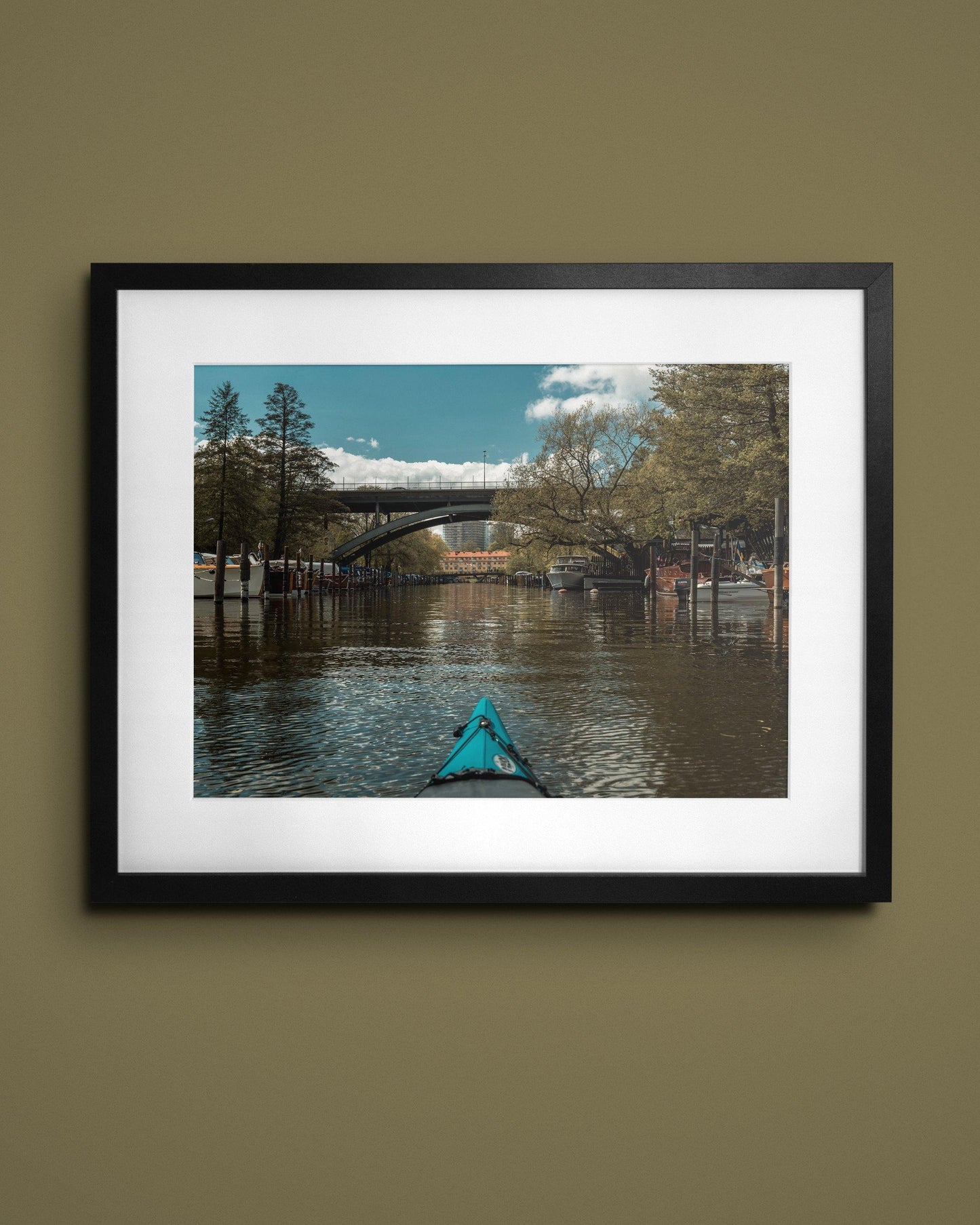 Fine-art print called Commute 2.0 from Kaj on the wall