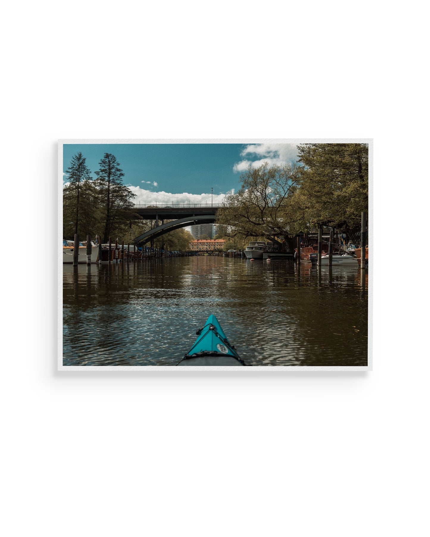 Fine-art print called Commute 2.0 from Kaj on the wall