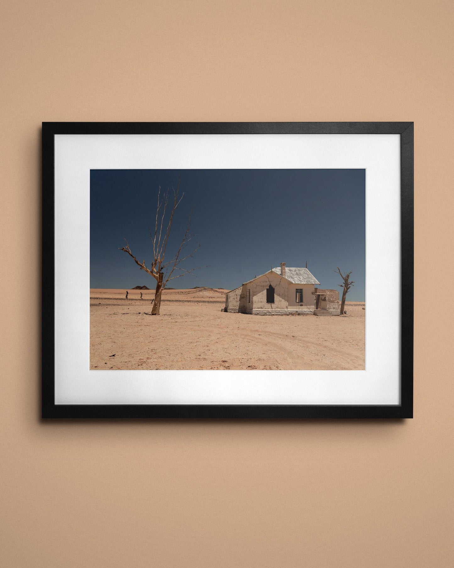 Fine-art print called Garub station from Kaj on the wall