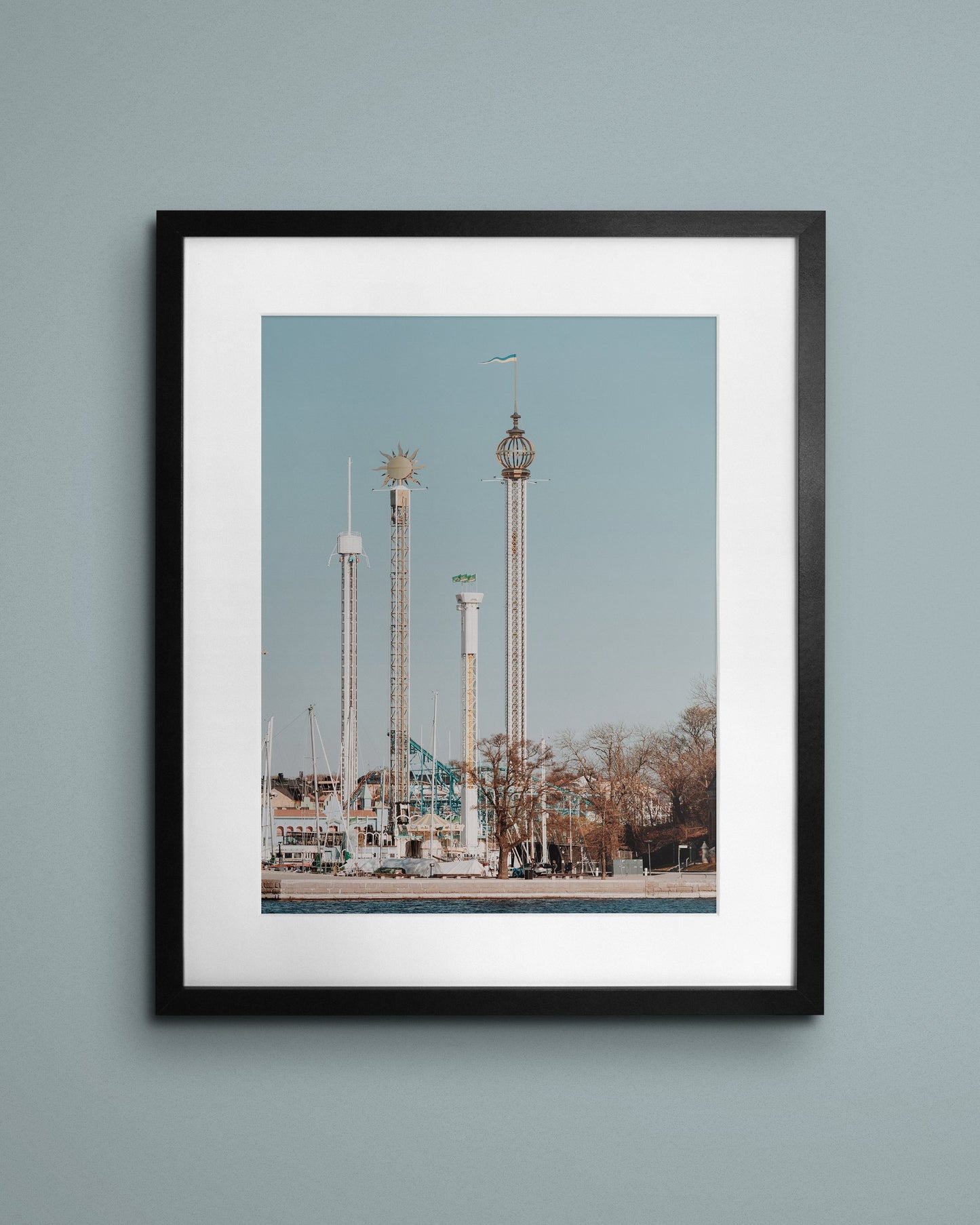 Fine-art print called Gröna Lund from Kaj on the wall