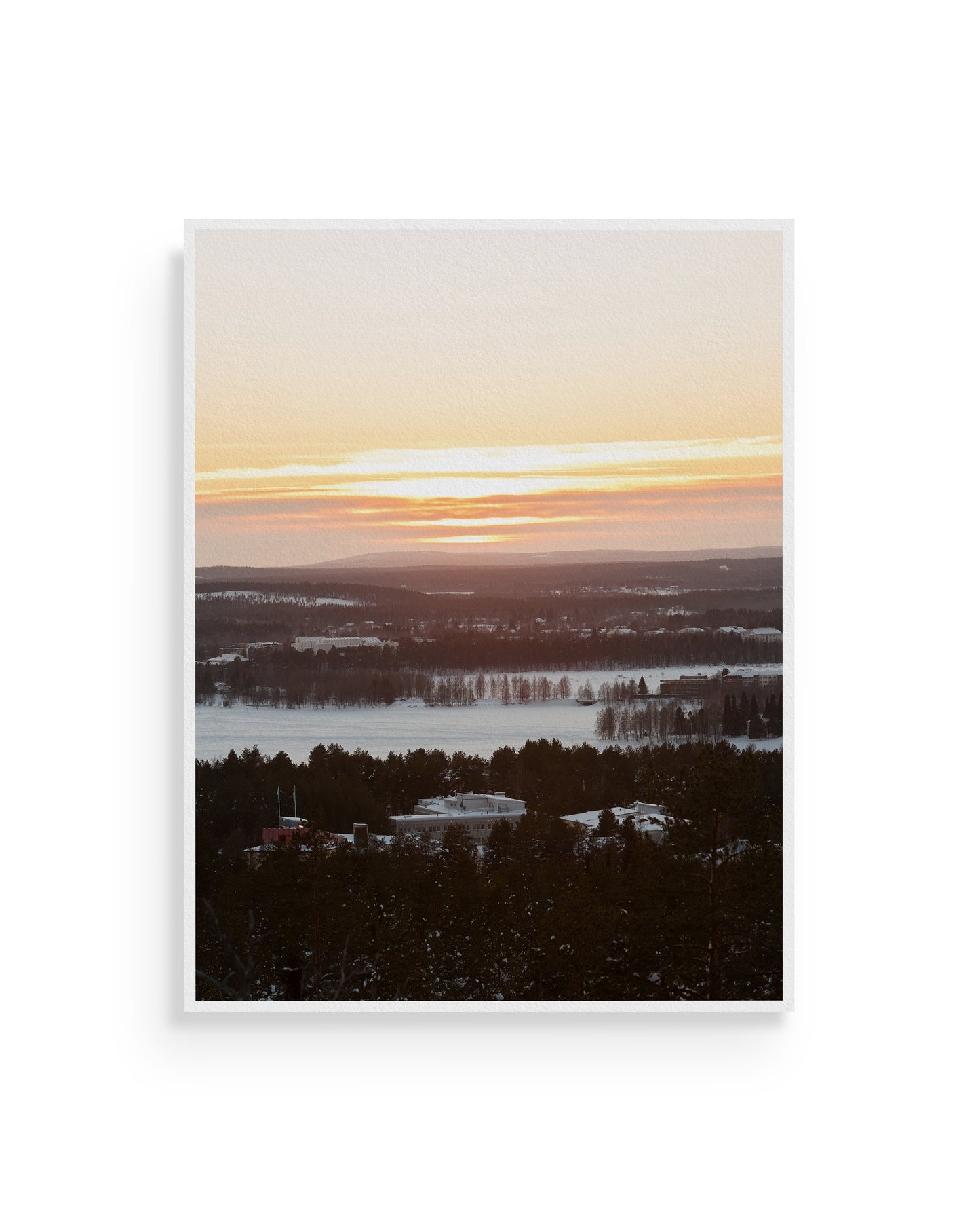 Fine-art print called Hyvää yötä, Rovaniemi from Kaj on the wall