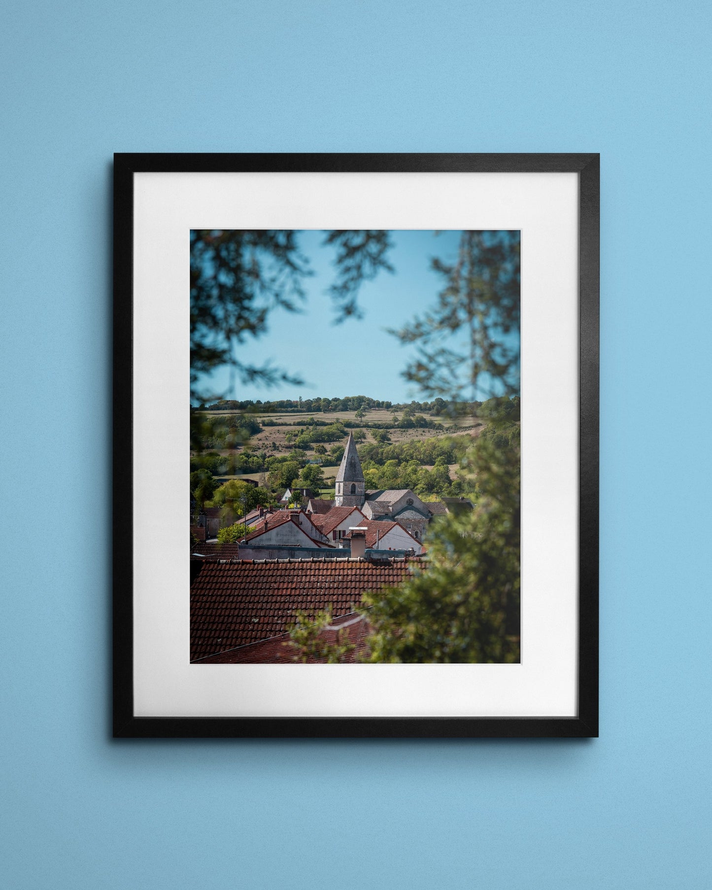 Fine-art print called Rochepot from Kaj on the wall