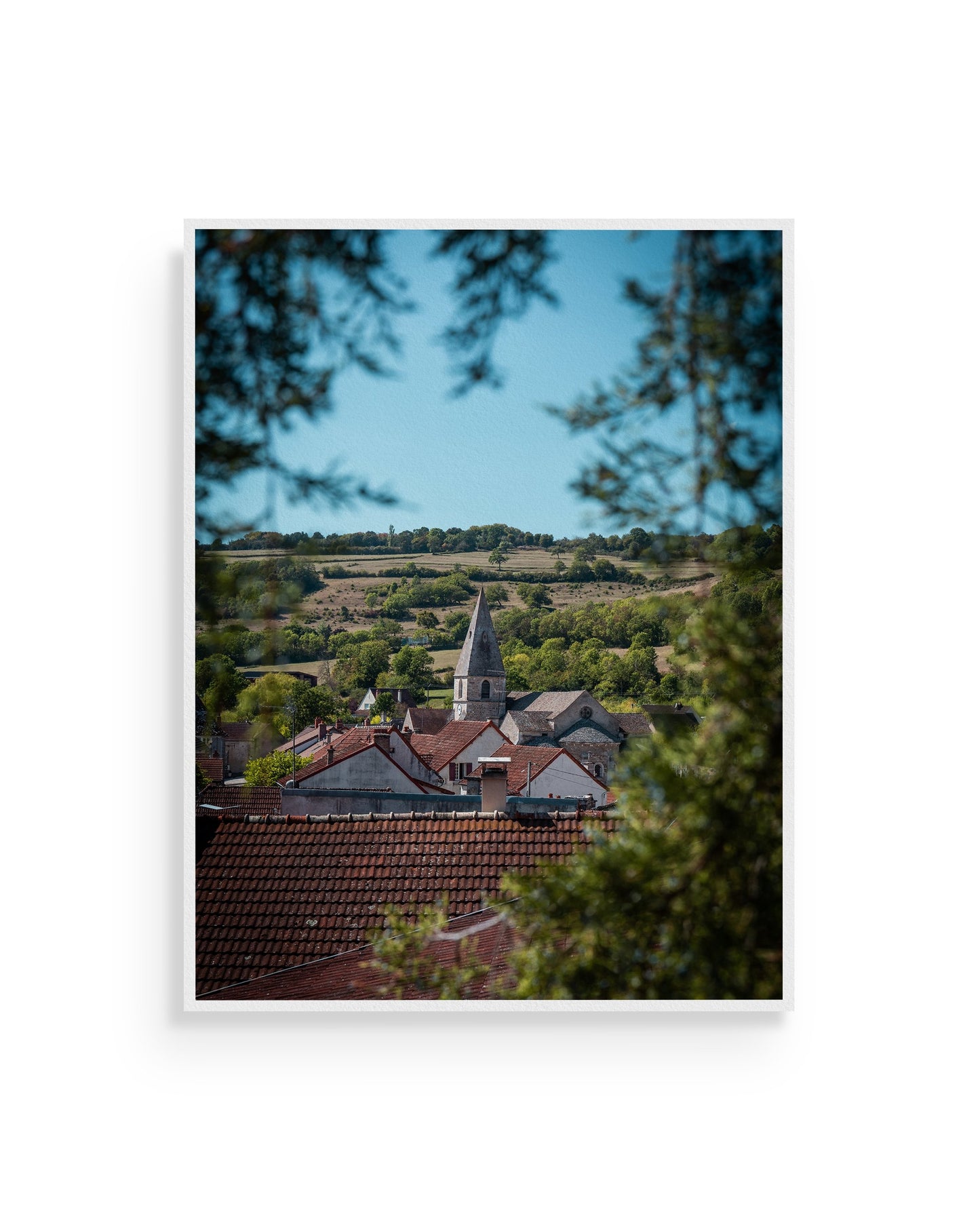 Fine-art print called Rochepot from Kaj on the wall
