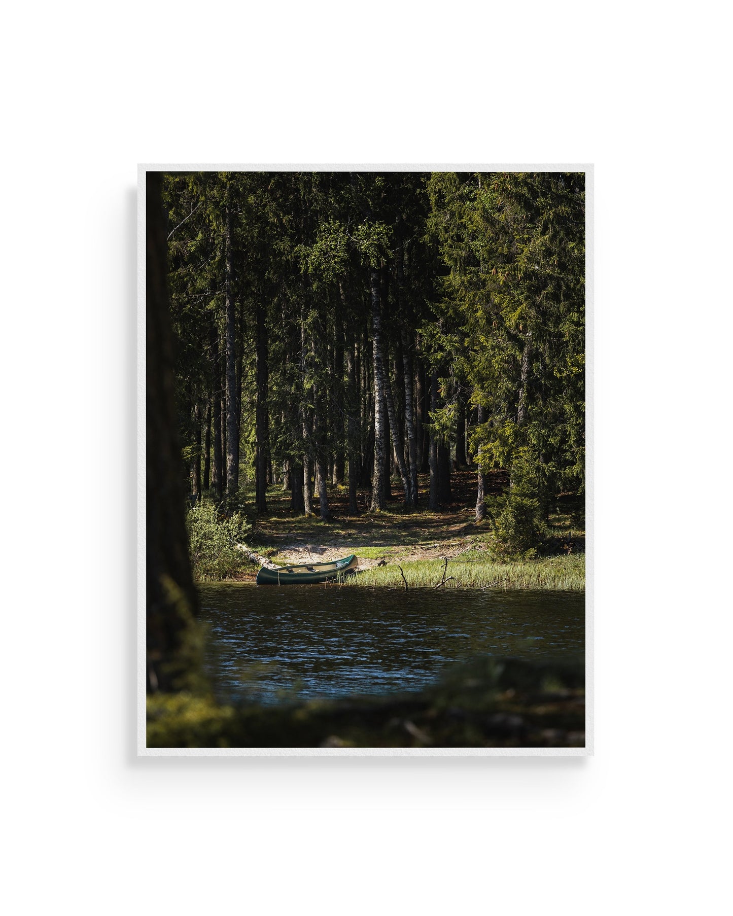 Fine-art print called The canoe trip from Kaj on the wall