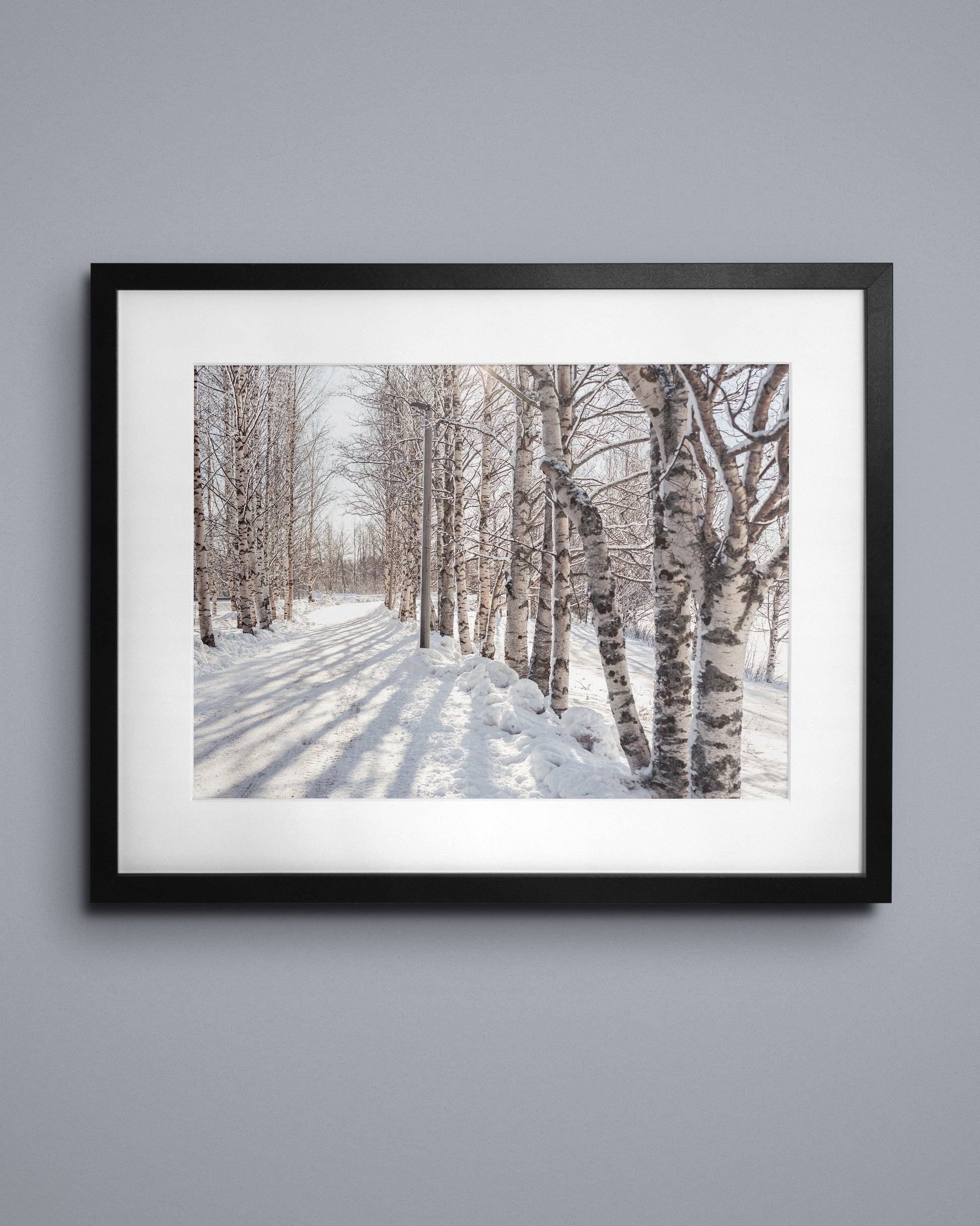 Fine-art print called Winter walk from Kaj on the wall